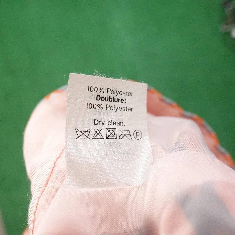 J Crew Skirt Womens 00‎ Orange Pink Geometric A Line Lined 100% Polyester Mini